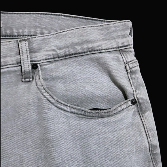 Hudson Zack Stretch 5- Pocket Gray 38x32 Skinny Jeans $255 - Picture 7 of 12